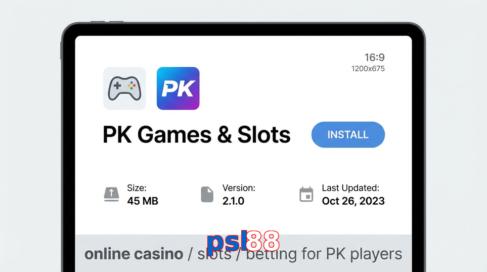 Game list for Psl88 gameapk section