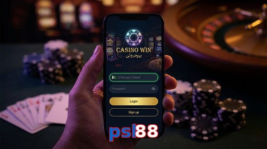 Main screen of Psl88 login page for PK players